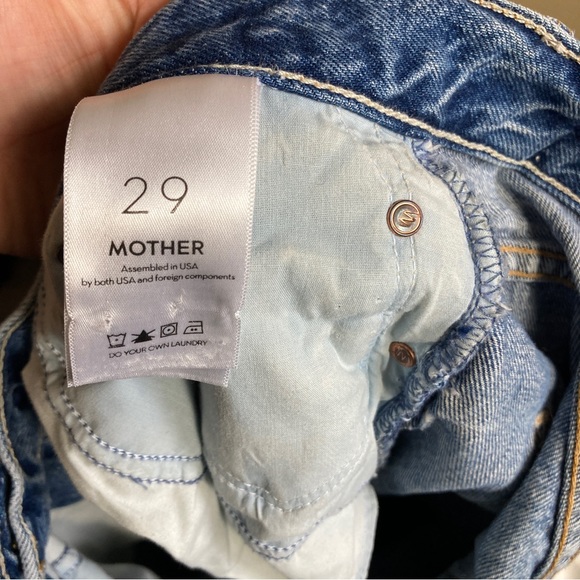 MOTHER Superior The Scrapper Cuff Ankle Jeans in Take Me Higher - Picture 12 of 16